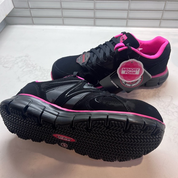 NWT Skechers Synergy Flex Sole Work Sneaker Size 6 - Picture 3 of 5
